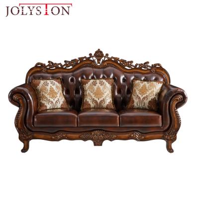 China Modern Luxury Italian Cooling Living Room Furniture Leather Sofa Set for sale