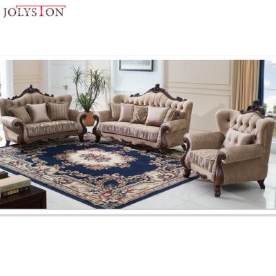 China 1+2+3 Storage Sofa Set Luxury Italian Furniture Velvet Fabric Living Room Sofa for sale