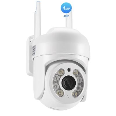 China Human Motion Tracking Outdoor 1080P Wifi PTZ Camera 4X Digital Zoom AI Human Detect Wireless Audio Camera H.265 P2P 4MP Security CCTV Camera iCsee for sale