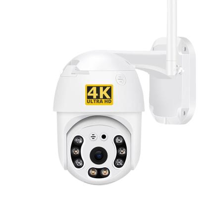 China 4K 8MP Wireless Human Motion IP Camera Security Wifi PTZ Camera 4MP HD Auto Tracking CCTV Camera P2P CCTV Outdoor iCsee Tracking APP for sale