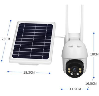 China PAN-TILT 4G LTE SIM Card Camera Outdoor 3MP HD Wireless Solar Power Battery Camera 360 Rotation PTZ Security Surveillance WIFI IP Camera for sale