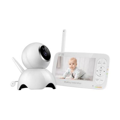 China New Release PAN-TILT Smart Baby Monitor 720P Long Range 2 4ghz Video Loss Alarm Notification Baby Camera Monitor for sale