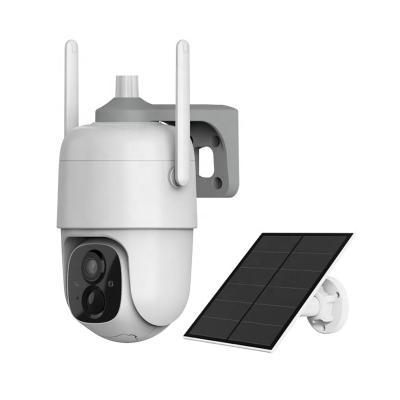 China Human Motion Tracking Tend Solar Product 1080P WiFi PTZ Camera 128 Degree View Angle Battery Built-in 8800mAh Battery Surveillance IP Camera for sale