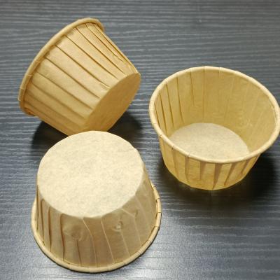 China Heat Resistance Disposable Non-Stick Non-Stick Cake Muffin Baking Cups Oven-Safe Disposable for sale