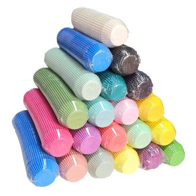 China China Supplier Disposable Cheap Price In Stock Rain Blow Printing Tools Colorful Standard Cupcake Baking Food Paper Liners for sale