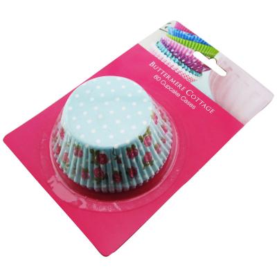 China Disposable Cupcake Muffin Baking Cups Leakproof Paper Cake Cups For Cake Making for sale