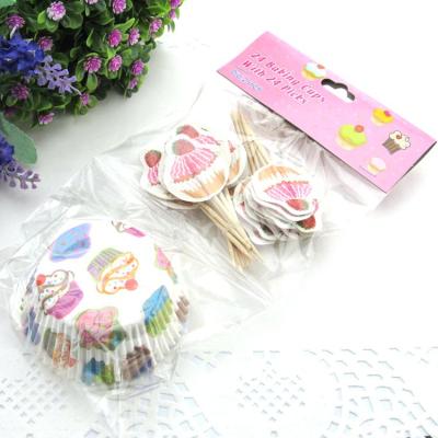 China Portable China YIWU Disposable Toothpick New Years Eve Party Decoration Ornament Supplies Unicorn Cake Cupcake Topper for sale