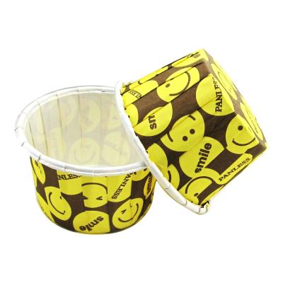 China Disposable Cake Design PET Roll Promotional Film Mouth Paper Baking Cup for sale