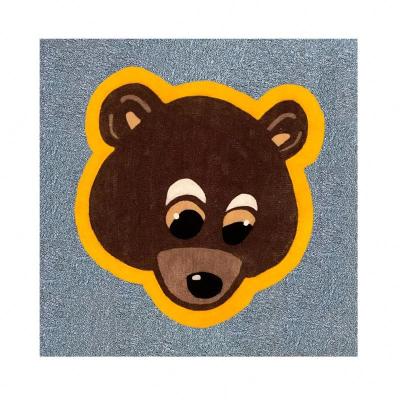 China Stain Resistant 3D Bears Custom Character Designer Custom Rugs Handmade Carpets Dropout Blanket for sale