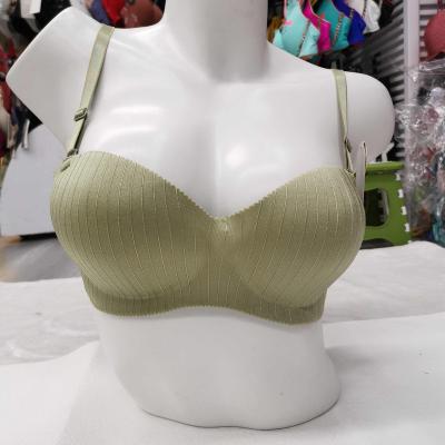 China Anti-Bacterial FIAONA Chinese Competitive Products Embroidered Three Hook-and-eye push up bra sexy bra for sale