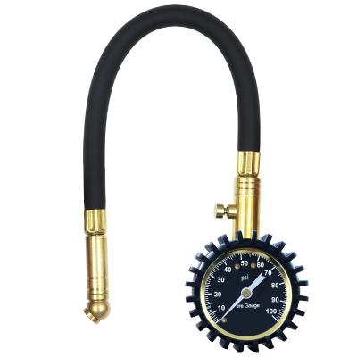 China ABS Auto Mechanical Car Tire Pressure Gauge 0-100psi Tire Pressure Gauge for sale