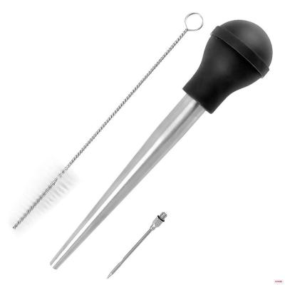 China Sustainable Seasoning Tools 403 Stainless Steel Turkey Baster Needle Set Turkey for sale