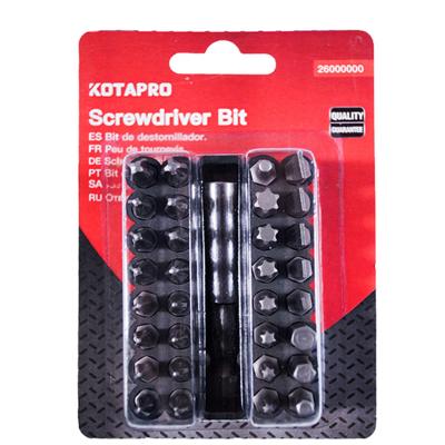 China Customized Logo CRV 33pcs Set Bit Impact Screwdriver Bits Set for sale