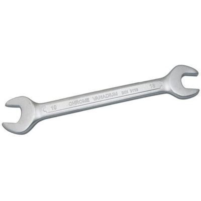 China Head and jaw offset 15; Repair Hand Tool Carbon Steel Double Open End Wrench Wrench for sale