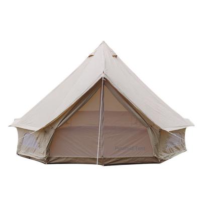 China Camouflage/Field Game Custom logo 3M 4M 5M 6M Camping ultralight pyramid tent With Portable storage bag for sale