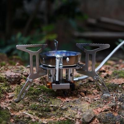 China Butane Custom Logo Outdoor camping portable Stainless steel Propane Butane Stove for sale