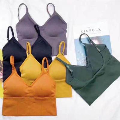 China Women Seamless Simple Solid Lingerie Seamless Wireless Bras For Women Push Up Bra Comfortable Soft Underwear for sale