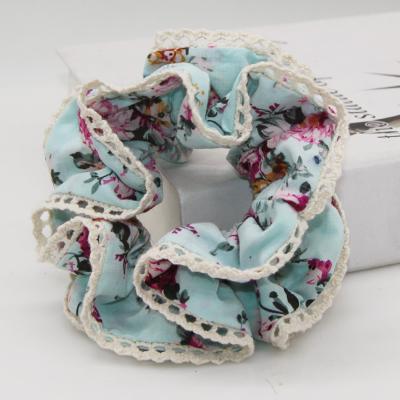 China Trendy Women Hair Tie Chiffon Models Ponytail Hair Holder Rope Scrunchies Hair Accessories for sale