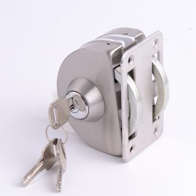 China 201/304/iron KG-12S KEYI Factory Supply Stainless Steel 201/304/iron Frameless Stain Swing Sliding Glass Door Lock for sale