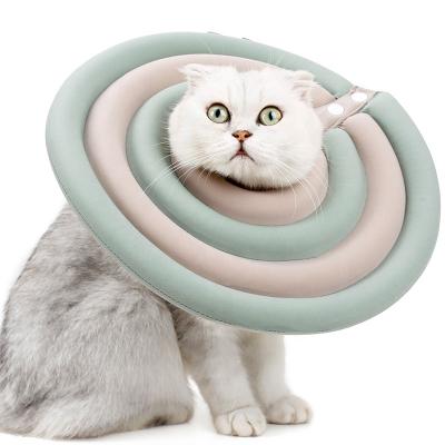 China Stored Pet Supplies Dogs and Cats Anti-Bite Collar Protector Soft Pet Anti-Licking Coiled Ring Popular for sale