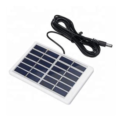 China 1.2W 6V Solar Panel With Plastic Frame DC Interface Line 126 for sale