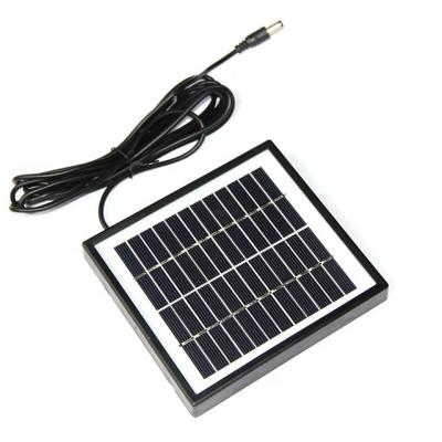 China 2W 12V Solar Panel With Line Yard Lamp Frame DC3m Solar Panel 212 for sale