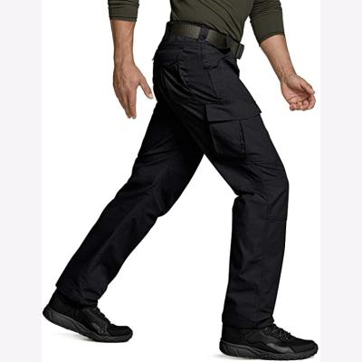 China Custom Security Guard Police Uniform Pants Outdoor 100% Cotton Security Police Tactical Military Workwear Pants Breeches For Men for sale