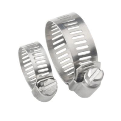 China 8mm American Type Small Pipe Clamp Health Care China Supplier Stainless Steel Band Width 201 304 for sale