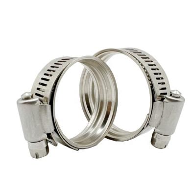 China Healthcare Stainless Steel 201 304 Lined American Style Pipe Clamp for sale