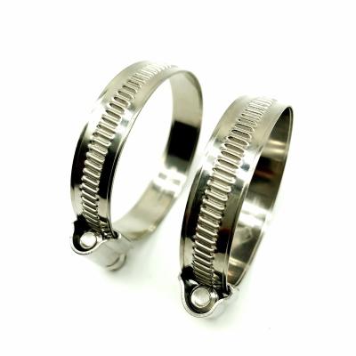 China German Connection Type Stainless Steel Hose Clamp With 9mm Bandwidth for sale