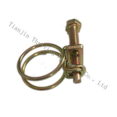 China Lead Wire Pipe Clamp Wire Filter Clamp Double Hose Clamps for sale