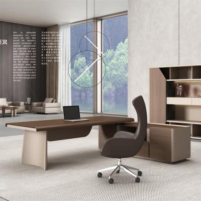 China Office Furniture Solution Lady Office Room Chair Modern Convertible Boss Executive Office Desk for sale