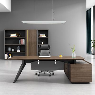 China Modern High Quality Manangment Executive Hangzhou Office Furniture Top Desk L Shape Manager Table for sale