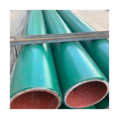 China Structural Pipe Impact Resistance Metal Wear Resistant Pipe For Metallurgy for sale