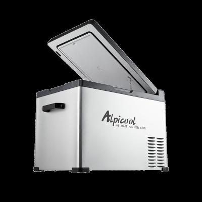 China Alpicool plastic C50 50 liter portable electric mini cooler fridge and freezer fridge small for sale