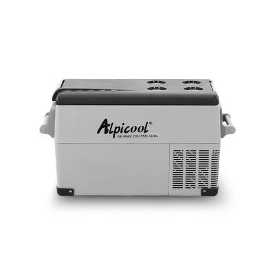 China Alpicool CF45 Car Fridge Freezer Portable Fridge Carry Cooler Box For Road Trip Electric Cooler for sale