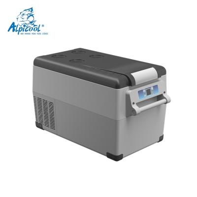 China Car DC Compressor 12v COMPRESSOR Alpicool CF35 Mini Fridge Outdoor Freezer 35L Fridge Cooler Box Small Small Freezer for sale