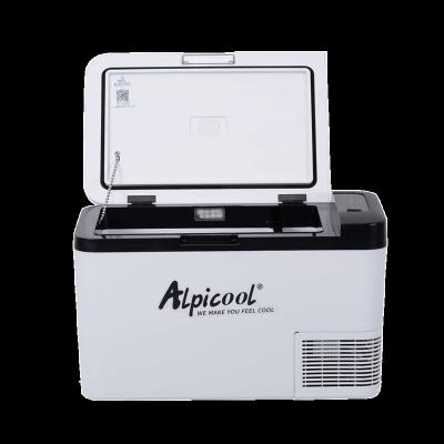 China Alpicool K25 25 Liter Plastic DC Compressor Car Fridge Freezer For Camping And Picnic for sale