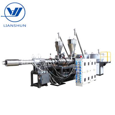 China New Design PE Double Wall Water Cooling PIPE Corrugated Pipe Extrusion Machine for sale