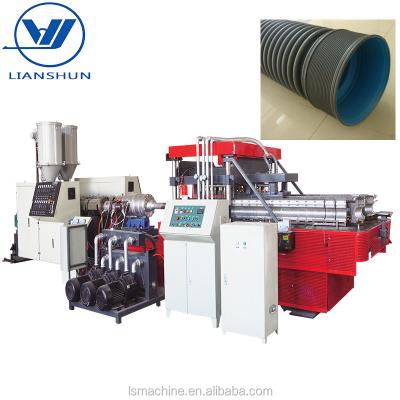 China High Output HDPE PP Double Wall Corrugated Tube Making Machine Extrusion Machine for sale