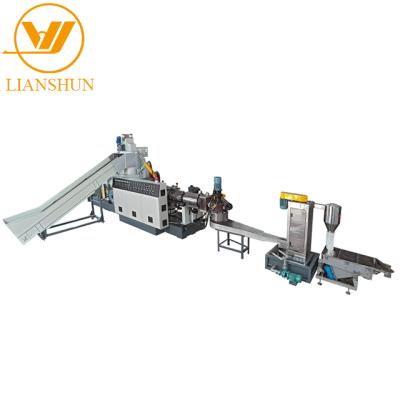 China Pellet Making 500KG/HR Waste Plastic PP PE LDPE HDPE LLDPE Film Recycling Pelletizing Machine Pelletizing Line for sale