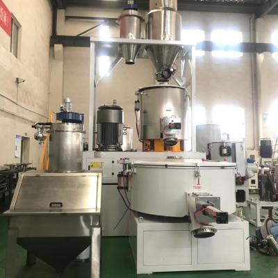 China PVC plastic raw material mixing SRL-Z series PVC plastic powder kneading machine combines heat mixing and cooling mixing for sale