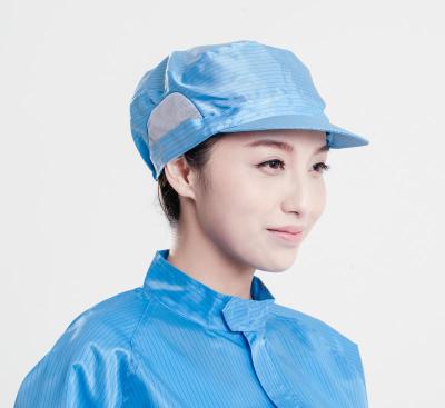 China High quality esd hats factory/laboratory use esd worker breathable elastic fabric antistatic esd hats à venda