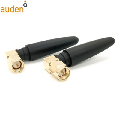 China 3dBi 2.4GHz 5.8GHz High Gain Dual Band Connector Wlan Antenna Long Range 138mm SMA Antenna rubber wifi antennas for sale