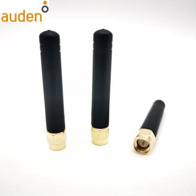 China Wlan Devices Waterproof High Gain Dual Band 3dBi 2.4GHz 5.8GHz SMA Rubber Connector 50mm External WIFI Antenna for sale