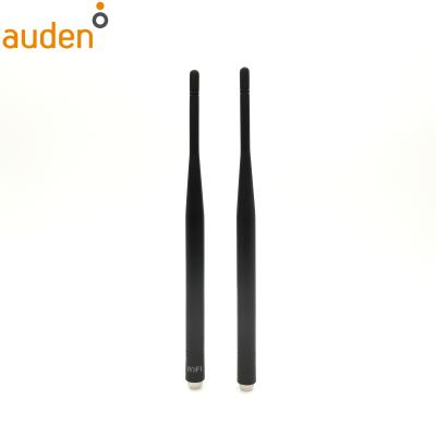 China Wlan devices waterproof 5dBi 2.4ghz 5ghz long range high gain dual band rubber wifi antenna 138mm outdoor wifi antennas for sale