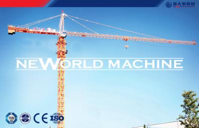 China Red Yellow 10T 180m Construction Tower Crane 51kw Total Power for sale