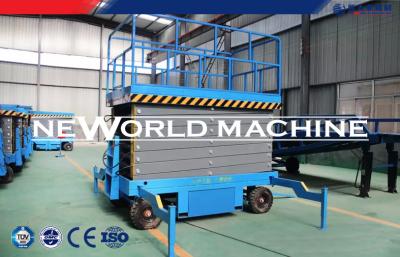 China Gelbe blaue hydraulische StahlScherenhebebühne mit Energie 2.2-5.0kw zu verkaufen