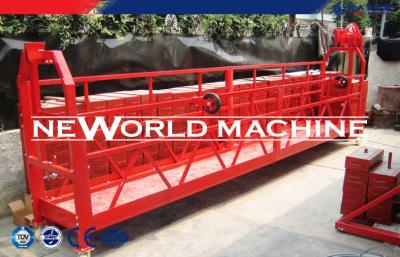 China Building Facade Construction Suspended Working Platform 630kg Rated Loading Capacity for sale