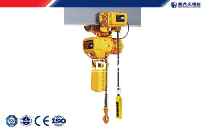 China HHBB Electric Wire Rope Hoist Crane Capacity 1000kg , 10ft Lift for sale